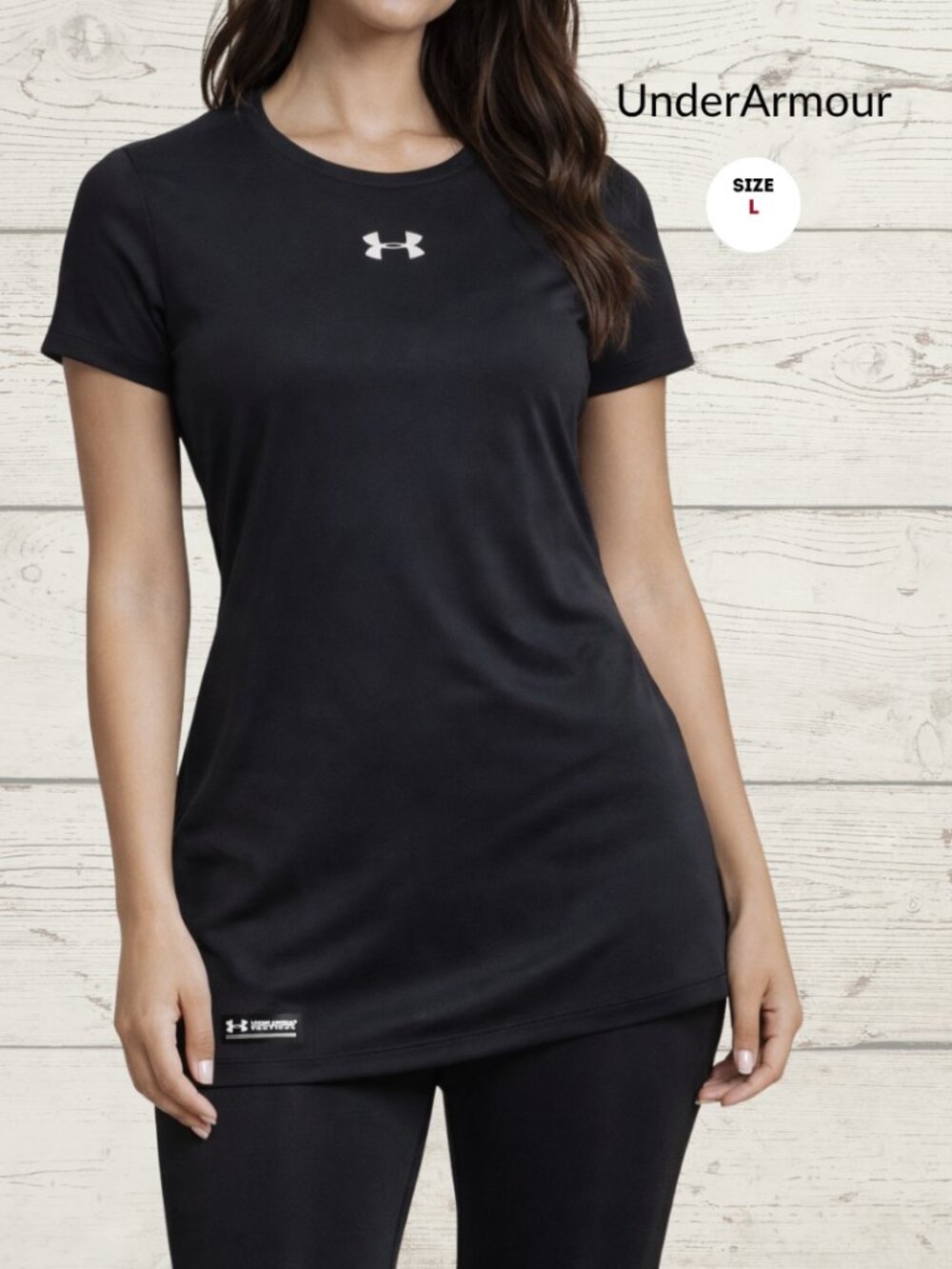 Under Armour HeatGear Black Compression T-Shirt | Size Large | Athletic
